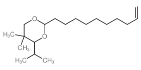 2-dec-9-enyl-5,5-dimethyl-4-propan-2-yl-1,3-dioxane picture
