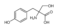 (+)-Alpha-羟基甲基酪氨酸结构式