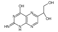 2-amino-6-[(1S)-1,2-dihydroxyethyl]-1H-pteridin-4-one Structure
