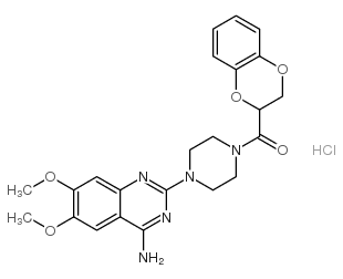 Doxazosin hydrochloride structure