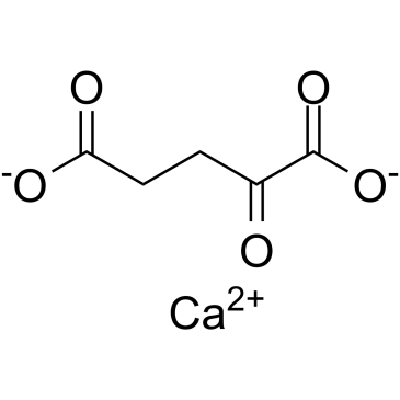 Calcium 2-oxopentanedioate Structure