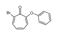 7-Brom-2-phenoxy-tropon结构式