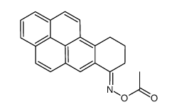9,10-DIHYDRO-1-BENZO[A]PYRENE-7(8H)-ONE O-ACETYL OXIME结构式