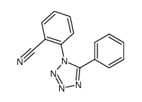 2-(5-phenyl-tetrazol-1-yl)-benzonitrile结构式