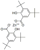 3,5-di-tert-butylsalicylic acid, zinc salt Structure