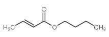 butyl 2-butenoate Structure