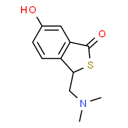 Benzo[c]thiophen-1(3H)-one, 3-[(dimethylamino)methyl]-6-hydroxy- (9CI) Structure