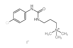 N-p-Chlorophenyl-N-[3-(dimethylamino)propyl]urea methiodide结构式