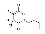 butyl 2,2,3,4,4-pentachloro-3-butenoate Structure