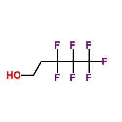 3,3,4,4,5,5,5-七氟-1-戊醇结构式