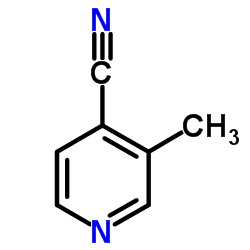 3-甲基-4-氰基吡啶结构式