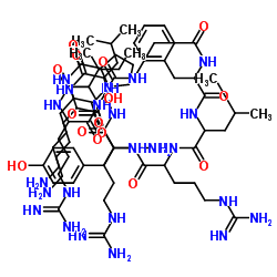 (D-Arg6)-Dynorphin A (1-13)结构式