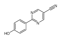2-(4-羟基苯基)-5-嘧啶甲腈结构式