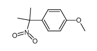 1-methoxy-4-(2-nitropropan-2-yl)benzene Structure