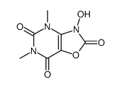 3-hydroxy-4,6-dimethyloxazolo[4,5-d]pyrimidine-2,5,7(3H,4H,6H)-trione结构式
