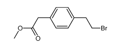 2-(4-(2-溴乙基)苯基)乙酸甲酯结构式