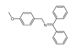 N-(p-methoxybenzyl)diphenylmethanimine结构式