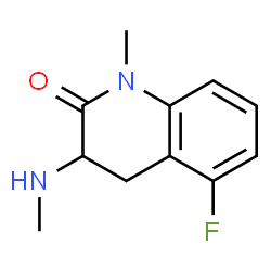 2(1H)-Quinolinone,5-fluoro-3,4-dihydro-1-methyl-3-(methylamino)-(9CI) Structure