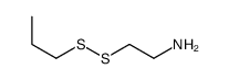2-(propyldisulfanyl)ethanamine结构式