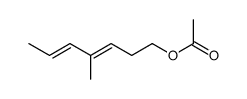 7-acetoxy-4-methyl-hepta-2,4-diene结构式