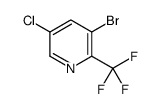 3-溴-5-氯-2-(三氟甲基)吡啶结构式