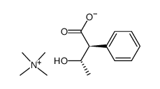 tetramethylammonium (2S,3S)-3-hydroxy-2-phenylbutanoate结构式