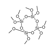 2,2,4,4,6,6,8,8-octamethoxy-1,3,5,7,2,4,6,8-tetraoxatetrasilocane Structure