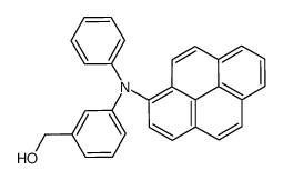 [3-(N-pyren-1-ylanilino)phenyl]methanol结构式
