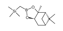 (+)-pinanediol (trimethylsilyl)methaneboronate Structure