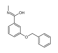 N-methyl-3-phenylmethoxybenzamide结构式