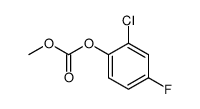 2-chloro-4-fluoro-methoxycarbonyloxybenzene结构式
