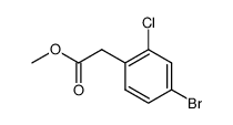2-(4-溴-2-氯苯基)乙酸甲酯结构式