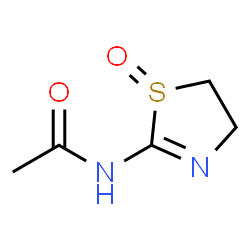 Thiazoline,2-acetamido-,1-oxide (4CI) Structure