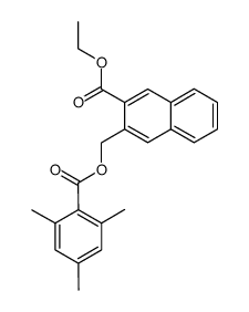ethyl 3-(((2,4,6-trimethylbenzoyl)oxy)methyl)-2-naphthoate Structure