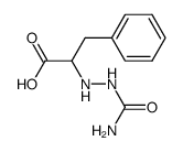 3-phenyl-2-semicarbazido-propionic acid结构式