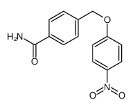 4-[(4-nitrophenoxy)methyl]benzamide Structure