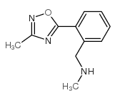 N-甲基[2-(3-甲基-1,2,4-噁二唑-5-基)苯基]甲胺结构式