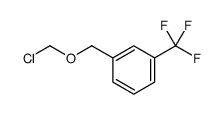1-(chloromethoxymethyl)-3-(trifluoromethyl)benzene结构式