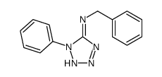 N-benzyl-1-phenyltetrazol-5-amine结构式
