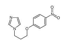 1-[3-(4-nitrophenoxy)propyl]imidazole结构式