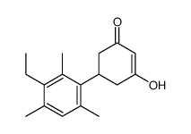 5-(3-ethyl-2,4,6-trimethylphenyl)-3-hydroxycyclohex-2-en-1-one结构式
