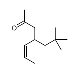 4-(2,2-dimethylpropyl)hept-5-en-2-one结构式