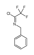 N-benzyl-2,2,2-trifluoroethanimidoyl chloride结构式