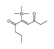 5-trimethylsilylnon-4-ene-3,6-dione Structure