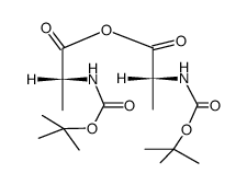 t-Boc-D-alanine anhydride Structure