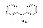 1-methyl-9-nitrosopyrido[3,4-b]indole Structure