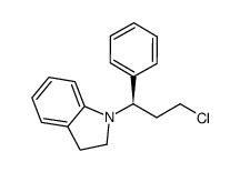 1-[(1R)-3-chloro-1-phenyl-1-propyl]indoline Structure