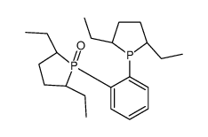[1-(2R,5R)-2,5-Diethylphospholanyl]-[2-(2R,5R)-2,5-diethylphospholanyl-1-oxide]benzene Structure