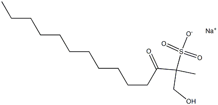 月桂酰羟甲基乙磺酸钠结构式