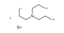 5-methyl-1-aza-5-stannabicyclo[3.3.3]undecane结构式